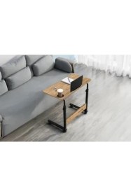 Resim Vivense Bambu Yükseklik Ayarlı Laptop Sehpası, Atlantik Çam, 70X40 
