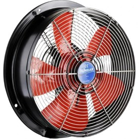 Resim Dündar 45 cm ST 45 240 watt 5500 m3/h 1380 DD 380/400 volt Trifaze Aksiyal Tip Sanayi Fanı Aspiratörü 