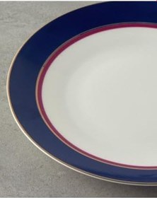 Resim Carny Porselen Servis Tabağı 25 Cm Lacivert Açık 