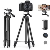 Resim FototekFotograf 135cm Pro Plus Dslr Tripod Wt-3512 Cep Telefonu Tripod Telefon Tutucu Hediye 