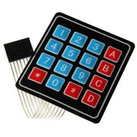 Resim Genel Markalar 4x4 Membran Matrix Keypad 16 buton Tuş Takımı 
