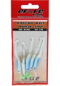 Resim Effe Raglou Kurt Çapari Silikon Yem 6Cm 