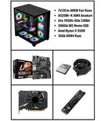 Resim RAMTECH EcoGaming V40 Ryzen 5 5500 | Gtx 1050ti 4Gb | 16Gb Ram | 500Gb M2 Nvme Masaüstü Gaming Bilgisayar 