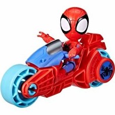 Resim Spider And His Amazing Friends Motosiklet Ve Figür Spidey F7459 