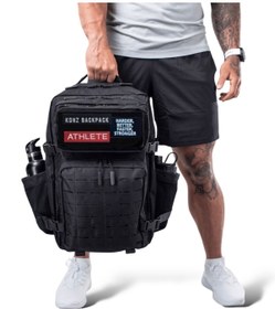 Resim KDNZ Pro 3.0 Black Edt. 45l Sırt Çantası 3 Adet Patch Hediyeli 