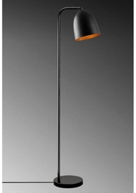 Resim Mylights Retro Rustik Mat Siyah Köşe Lambası Lambader 