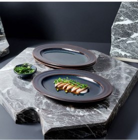 Resim Güral Porselen Valeron 2 Adet 21 Cm Kayık Tabak Reaktif Oasis Vr 1131 Diğer 