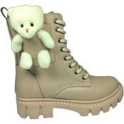 Resim Ortopedikal 1087 Filet Kız Çocuk Nut Bej 2 Ayıcıklı Bot Bağcıklı Bej 