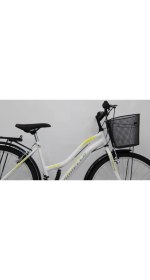 Resim Dorello Beyaz Bisiklet 26 Jant 2650 Model 2650 Model Beyaz Sepetli Beyaz Sarı 