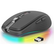 Resim Hxsj M303 2400dpı Çift Modlu 2.4ghz Bluetooth 5.1 Kablosuz Fare Siyah Diğer 