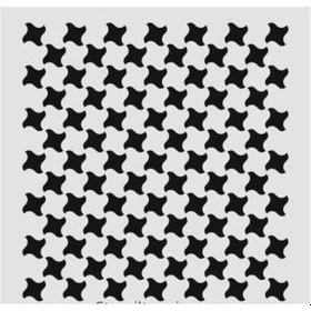 Resim Ardışık Desen Stencil Şablon 30X30 R-064 