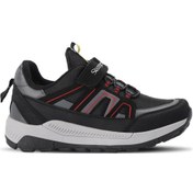Resim Slazenger KROSS KTN Çocuk Cırt Cırtlı Siyah / Kırmızı Günlük Spor Ayakkabısı 