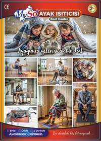 Resim HOT DAYS MySo Ayak Isıtıcısı | 50W Düşük Enerji | 50°C Güvenli Isı | Türkiye Üretim | 2 Yıl Değişim Garantili 