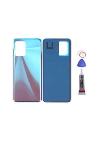 Resim Xiaomi Redmi K50 Mavi Arka Kapak Batarya Kapağı Pil Kapağı Yapışkan Ve Sökme Aparatıyla Beraber Full Set Mavi 