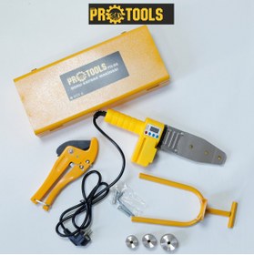 Resim GVN PROTOOLS Dijital Göstergeli 800 Watt PPRC Boru Kaynak Makinesi | 20-25-32 Uçlu + Makaslı Set + Taşıma Çantalı 