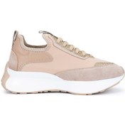 Resim Tamer Tanca Kadın Vegan Bej Sneakers & Spor Ayakkabı 1028 002-70 Bn Ayk Y24 Bej 