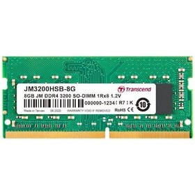 Resim Transcend JM3200HSB-8G 8GB DDR4 3200Mhz CL22 1.2V Lenono Uyumlu Notebook Ram Transcend