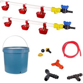 Resim TavPet Nipel Tavuk Suluğu 20 Lt Depolu Dilli Çanaklı (Set/12) 