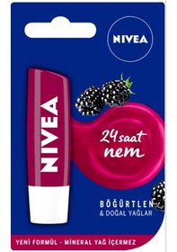 Resim Nivea Lip Care Böğürtlen Dudak Nemlendirici 5.5 ML 