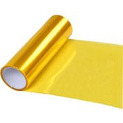 Resim Suntek Araba Far Tonu Filmi Kapak Arka Lambası Altın 30 x 100 CM 