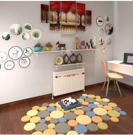 Resim Kenzlife Petek Üstü Raf Dresuar Golden Boy Crd 120 24 Üçlü Kitaplık Duvar Rafı 120 Cm Uzunluk Beyaz 