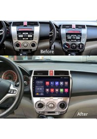 Resim NAKAMİCHİ Honda CİTY MANUEL 2011-2016 Android 2 Gb + 32 Gb Rom Carplay Multimedya 