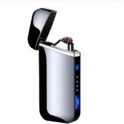 Resim Blue Tesla Tesla Usb Elektrikli Çakmak Çift Ark Çakmak 