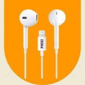 Resim Phixi Hs-I7 Mikrofonlu Lightning Girişli Msi Sertifikalı Earpods Kulaklık - 100 cm Beyaz 
