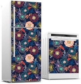 Resim Buzdolabı Ve Bulaşık Makinesi Takım Sticker 0183 