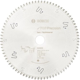 Resim Bosch - Best Serisi Hassas Kesim Çoklu Malzeme için Daire Testere Bıçağı 254*30 mm 80 Diş 