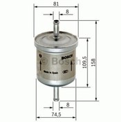 Resim BOSCH 450905030 BENZİN FİLTRESİ R9 R11 R19 R21 CLIO I LAGUNA SAFR 