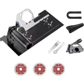 Resim Seeppitous Açılı Öğütücü Kesme Fayansları 100-125 Tipi Taş Taş Kesme Braketi Destek Araçları, Set B (Yurt Dışından) 