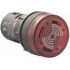 Resim XBZ-22K 22MM 220V Ac/dc Ledli Kırmızı Sesli Plaşörlü Buzzer 