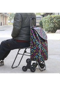 Resim Sandalyeli Pazar Arabası 