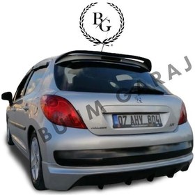 Resim Peugeot 207 Arka Tampon Ek Piano Black (Plastik) N11.26421 