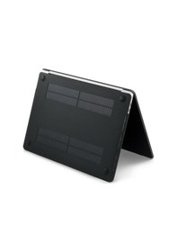 Resim Apple Uyumlu MacBook Air 13.3'' A1466 A1369 Kılıf Mat Doku Hardcase Kapak Siyah 