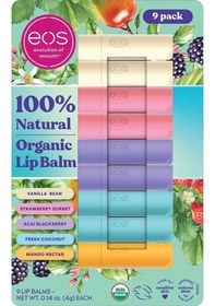 Resim Eos Lip Balm Dudak Balsamı Çeşit Paketi 9 Adet 