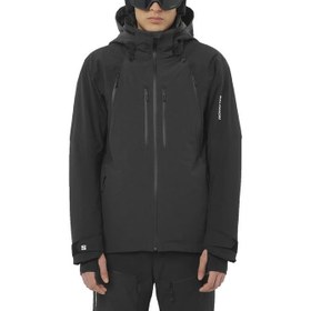 Resim Salomon Spectral Erkek Siyah Kayak Ceketi 