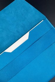 Resim MAT Deri Macbook Kılıf Turkuaz 13/13.3 / 13.6 Inç Macbook Pro Ve Air Uyumlu Hakiki Deri Taşıma Çantası 