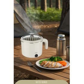 Resim Çok Fonksiyonlu Buharlı Pişirici Ekru - Sağlıklı ve Hızlı Yemek Hazırlama 