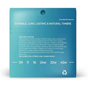 Resim AyrStore Strings Coated Seri Elektro Gitar Teli Uzun Ömürlü, Parlak Ton, Yüksek Dayanıklılık (09 42 