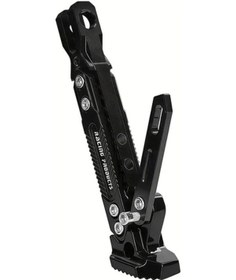 Resim Xuweiwei Siyah Ayarlanabilir Cnc Metal Motosiklet Üçayak Bisiklet Metal Braket Korozyon Dirençli 