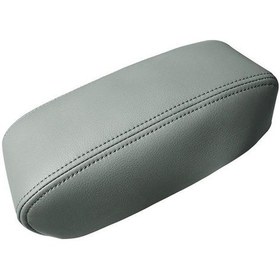 Resim Nissan Teana 2007-2012 İçin Araba Merkezi Kol Dayama Kutusu Koruyucu Deri Kapak Gri Yapıştırıcı 1 Adet 