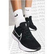 Resim Nike React İnfinity Run Flyknit 3 Running Shoes Black Yürüyüş Koşu Ayakkabısı Siyah 
