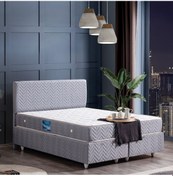 Resim Setaymobilya Baza, Kristal Çift Kişilik Baza+ Başlık+Orthosoft Ortopedik Yatak 