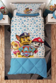 Resim BelezaHome Paw patrol Desenli Tek Kişilik Çocuk Yorganı Uyku Seti 