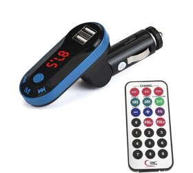 Resim Hello HL-19683 Çift Usb/sd/mp3 12-24 Volt Hafızasız Fm Transmıtter 