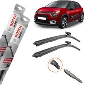 Resim Citroen C3 Muz Silecek Takımı Ön Bosch Aeroeco 2017-2020 Bosch
