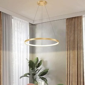 Resim Gold/Mena / 40 cm / 3 Renk Işık/Sarkıt Avize / 3 Yıl Garanti 