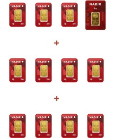 Resim Nadir Gold 24 Ayar 16 Gram Külçe Altın (1 Adet 5 Gram Külçe Altın + 11 Adet 1 Gram Külçe Altın ) 